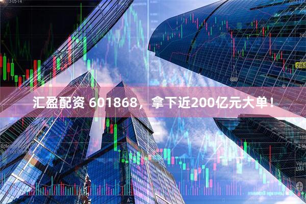 汇盈配资 601868，拿下近200亿元大单！